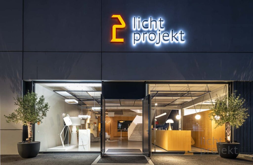 Lichtprojekt Schauraum